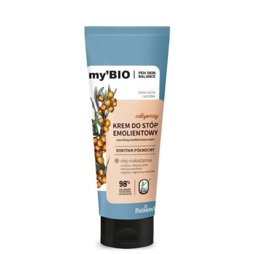 FARMONA my`Bio Odżywczy krem emolientowy do stóp Rokitnik Północny 100 ml