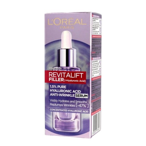 LOREAL Revitalift Filler Serum przeciwzmarszczkowe 1.5% czystego kwasu hialuronowego 30 ml