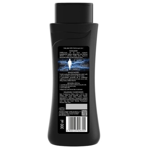 BIAŁY JELEŃ Men Żel do mycia ciała 5w1 - dla mężczyzn 300 ml