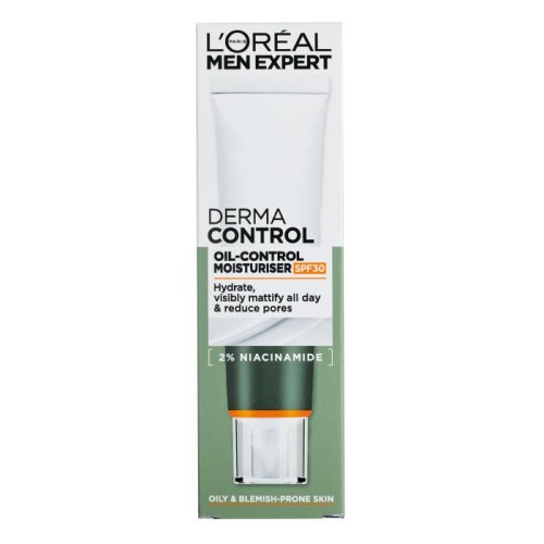 LOREAL Men Expert Derma Control Krem nawilżający regulujący nadmiar sebum z SPF 30, 40 ml