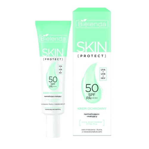 BIELENDA Skin Protect Krem ochronny SPF 50 normalizująco-matujący 40 ml