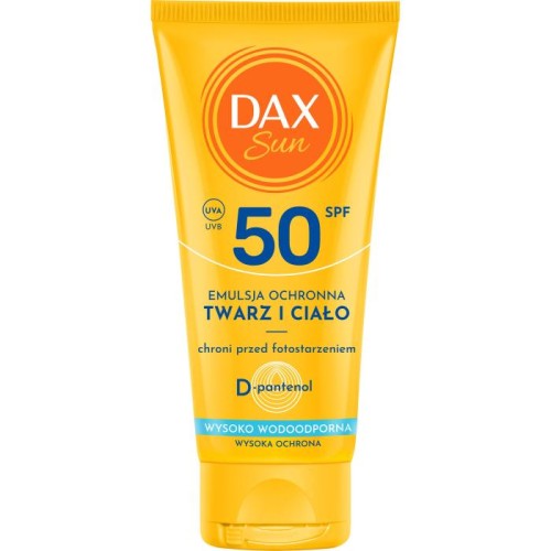 DAX Sun Emulsja ochronna do twarzy i ciała SPF 50 Travel 50 ml