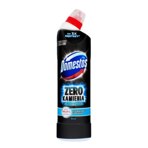 DOMESTOS Zero Kamienia Blue Żel do czyszczenia toalet 750 ml