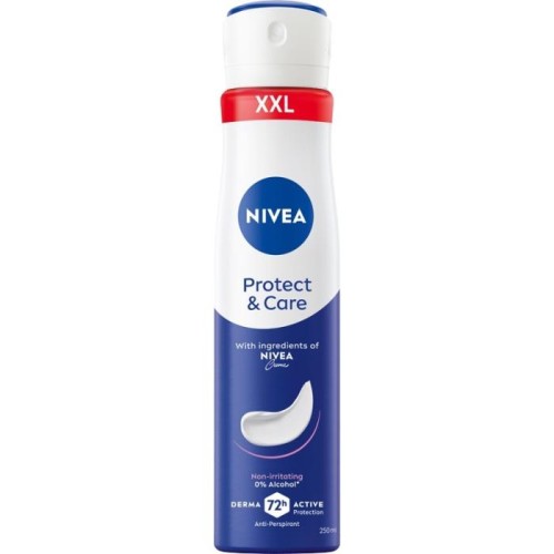NIVEA Antyperspirant damski w sprayu Protect &amp; Care XXL 250 ml
