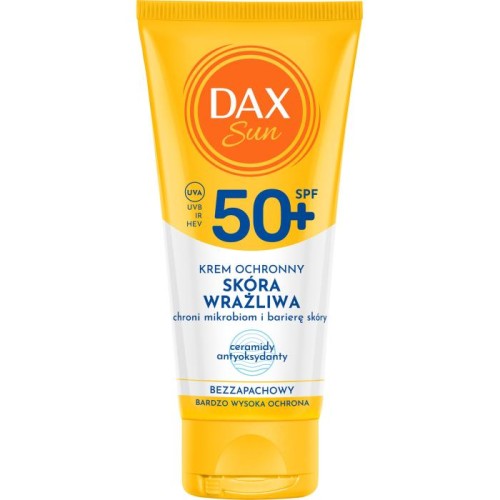 DAX Sun Krem ochronny do twarzy dla skóry wrażliwej SPF 50+ Ceramidy 50 ml