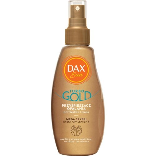 DAX Sun Przyspieszacz opalania do twarzy i ciała Turbo Gold 200 ml