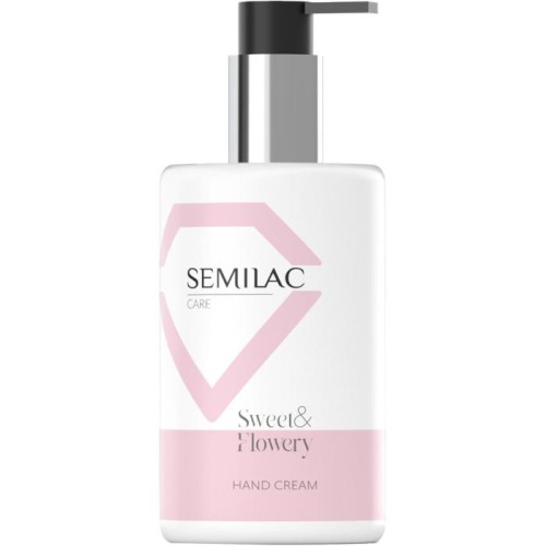 SEMILAC Care Sweet &amp; Flowery Krem do rąk i paznokci 250 ml