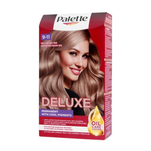 PALETTE Deluxe Farba do włosów permanentna nr 9-11 Cool Light Grey Rose