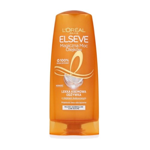 LOREAL ELSEVE Magiczna Moc Olejków Lekka kremowa odżywka do włosów z Olejkiem kokosowym  200 ml