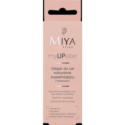 MIYA myLIPelixir Olejek do ust naturalnie wypełniający clear 10 g