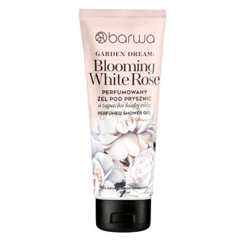 BARWA Garden Dream Blooming White Rose Perfumowany żel pod prysznic - Biała róża 200 ml