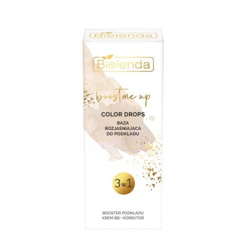 BIELENDA Boost Me Up Baza rozjaśniająca do podkładu 3w1 15 ml