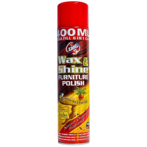 XANTO Wax &amp; Shine Pianka do czyszczenia mebli 400 ml