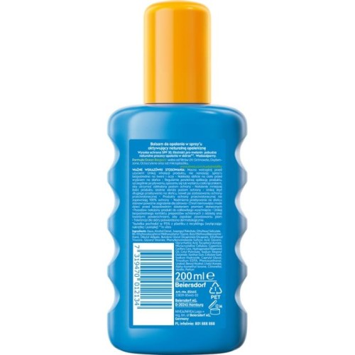 NIVEA SUN Protect &amp; Bronze Balsam do opalania aktywujący naturalną opaleniznę w sprayu SPF30 200 ml