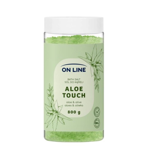 ON LINE Sól do kąpieli Aloe Touch 800 g