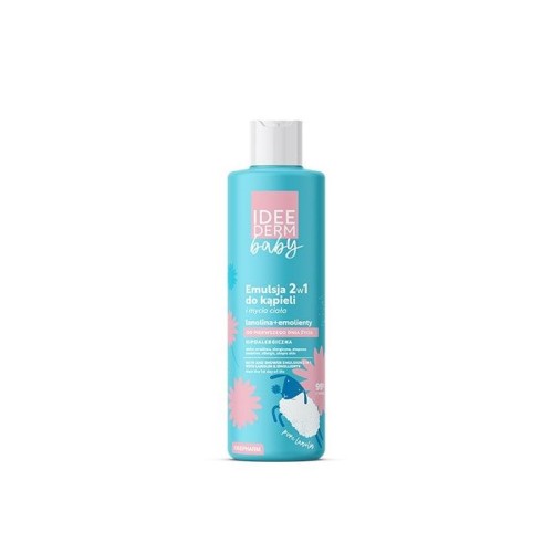 IDEE DERM Baby Emulsja 2w1 do kąpieli i mycia ciała 400 ml