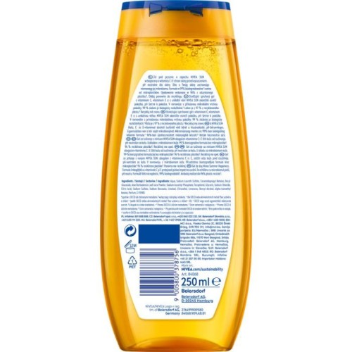 NIVEA Care Shower Żel pod prysznic Summer Happiness Sun - edycja limitowana 250 ml