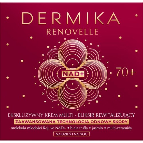DERMIKA Renovelle Ekskluzywny krem - multi eliksir rewitalizujący 70+ na dzień i na noc 50 ml