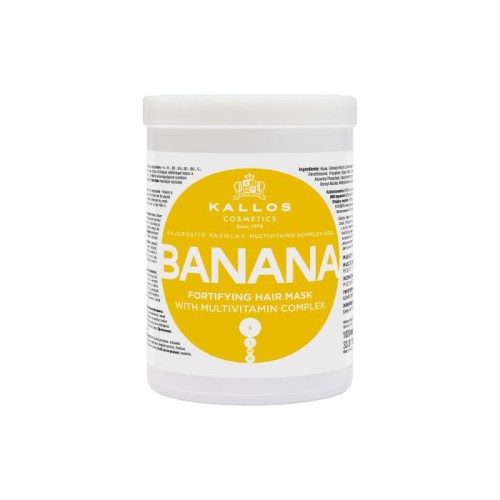 KALLOS Maska d/włosów 1000ml Banana z kom.Multiwi&amp;