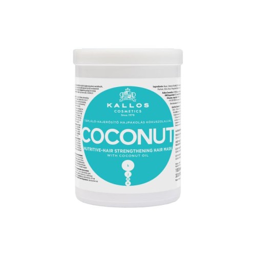 KALLOS Maska d/włosów 1000ml Coconut odżyw.-regen&amp;
