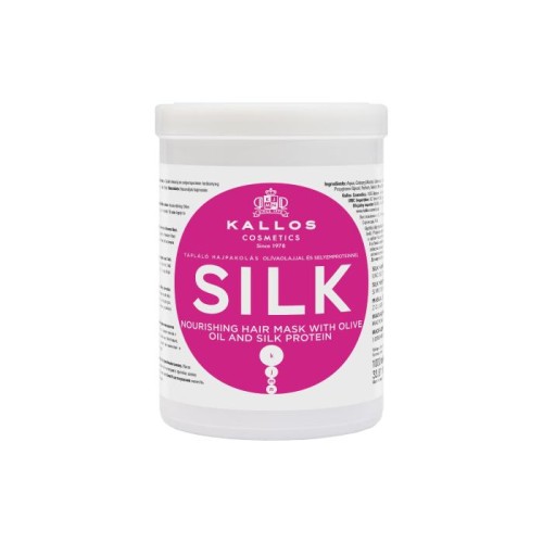 KALLOS Maska d/włosów 1000ml Silk z prot. jedw.&amp;