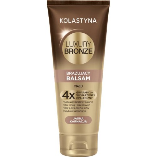 KOLASTYNA Luxury Bronze Balsam brązujący do ciała - jasna karnacja 200 ml