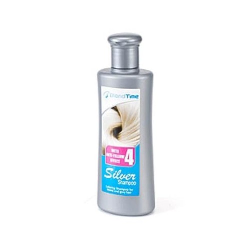 BLOND TIME 4 Silver Barwiący Szampon do Włosów Rozjaśnionych i Siwych + Anti-Yellow Effect 150 ml