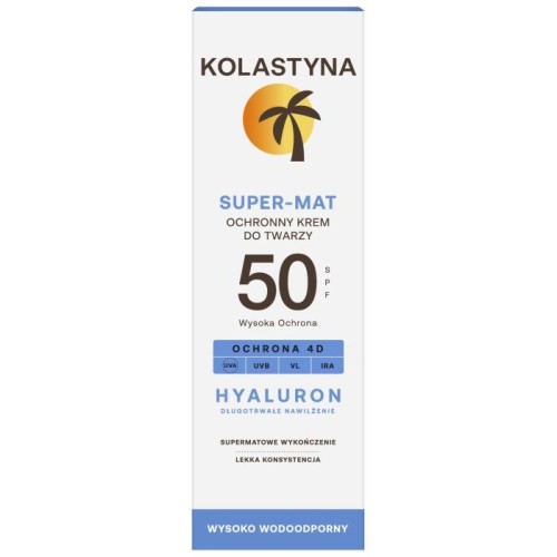 KOLASTYNA Krem do twarzy Super-Mat SPF 50, 50 ml