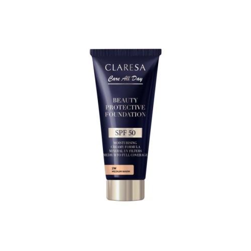 Claresa Podkład nawilżający 2W Medium Warm SPF50&amp;