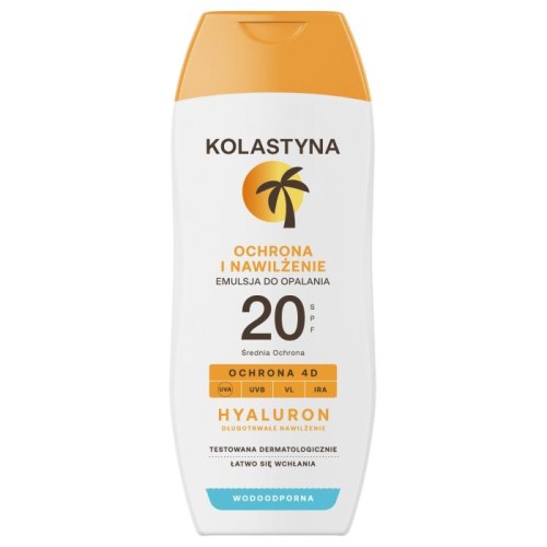 KOLASTYNA Ochrona i nawilżenie Emulsja do opalania SPF 20 200 ml