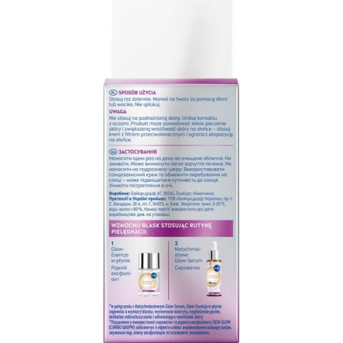 NIVEA Luminous Even Glow Liquid Refiner Serum peelingujące 100 ml