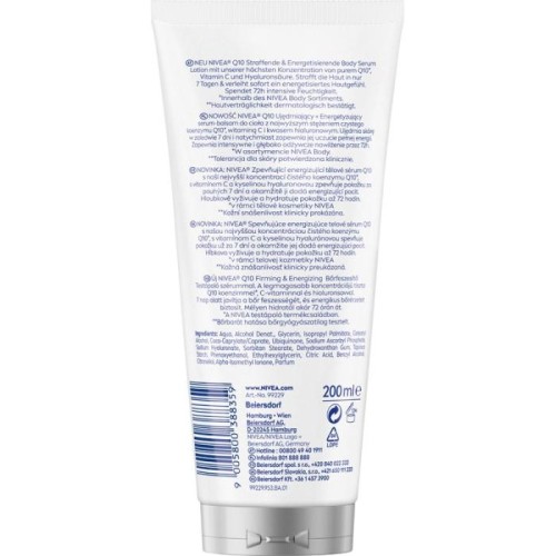 NIVEA Q10 Firming Energizing Ujędrniające serum - balsam do ciała 200 ml
