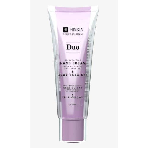 HISKIN DUO Przeciwstarzeniowy krem do rąk z bakuchiolem i ceramidami 2 x 30 ml