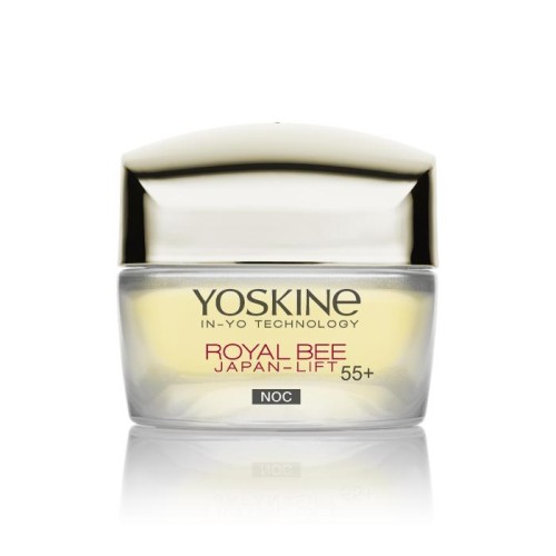 YOSKINE Royal Bee Japan-Lift 55+ Krem przeciwzmarszczkowy z peptydami na noc 50 ml