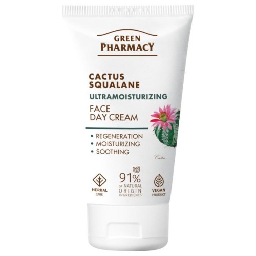 GREEN PHARMACY Kaktus + Skwalan Ultranawilżający Krem na dzień 50 ml