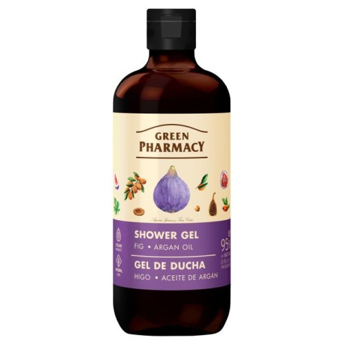 GREEN PHARMACY Żel pod prysznic - Figi + Olej Arganowy 500 ml