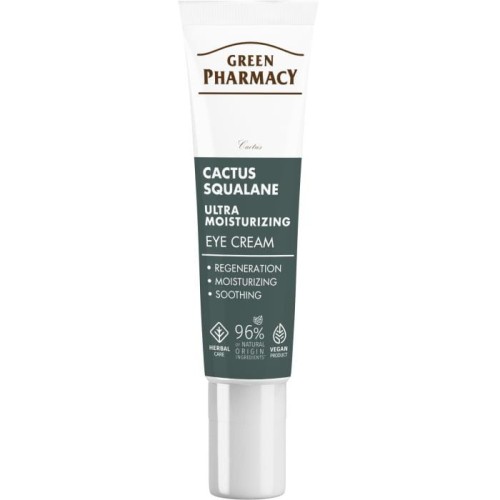 GREEN PHARMACY Kaktus + Skwalan Ultranawilżający Krem pod oczy 15 ml