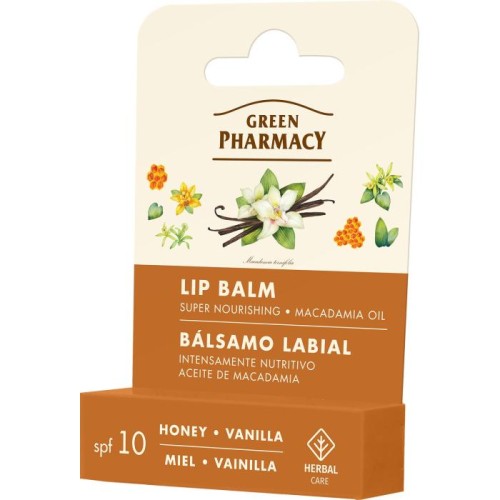 GREEN PHARMACY Balsam do ust Miód i Wanilia 3,6 g