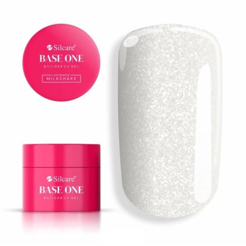 SILCARE Base One Gel Żel budujący do paznokci - Shimmer Milkshake 50 g