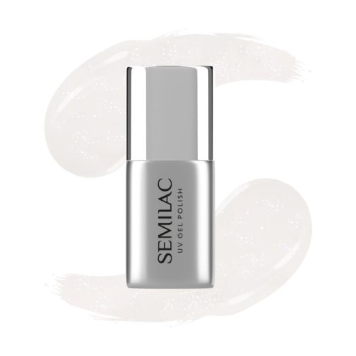SEMILAC Top No Wipe Top do lakierów hybrydowych Milky Dust 7 ml