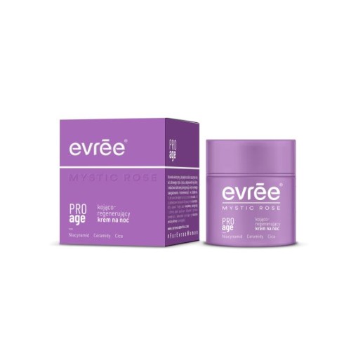 EVREE Mystic Rose Pro Age Kojąco-regenerujący krem na noc 50 ml