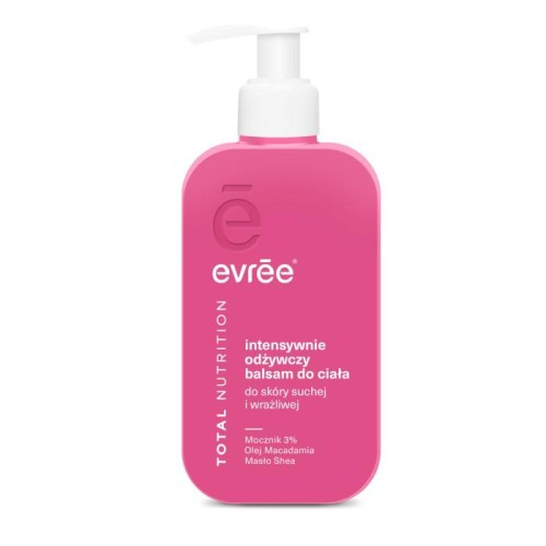 EVREE Total Nutrition Intensywnie odżywczy balsam do ciała do skóry suchej i wrażliwej 300 ml