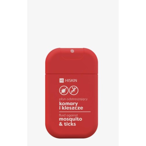 HISKIN Kieszonkowy spray na komary i kleszcze 30 ml