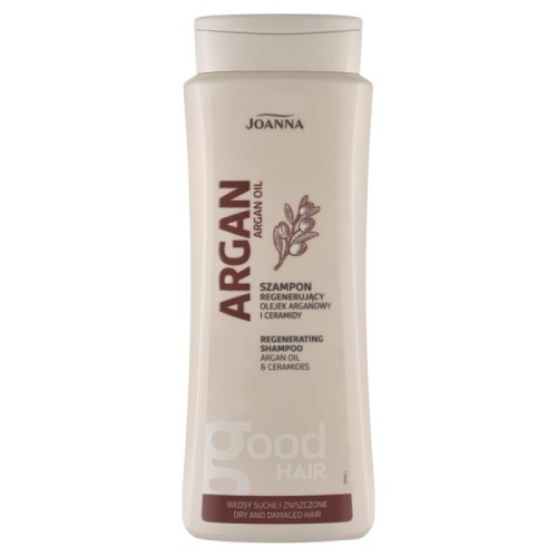 JOANNA Argan Oil Szampon regenerujący do włosów suchych i zniszczonych z Olejkiem Arganowym 400 ml