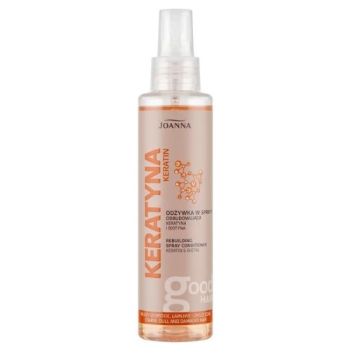 JOANNA Keratyna Odżywka odbudowująca do włosów zniszczonych w sprayu 150 ml
