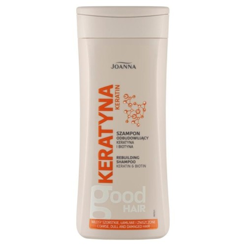 JOANNA Keratyna Szampon odbudowujący do włosów zniszczonych z keratyną 200 ml