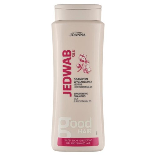JOANNA Jedwab Silk Szampon wygładzający do włosów suchych i zniszczonych 400ml