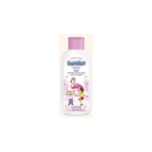 NIVEA Bambino Dzieciaki 3w1 Szampon Żel pod prysznic i płyn do kąpieli - Flaming 400 ml