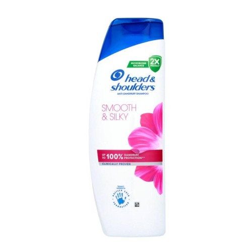 H&amp;S SZAMPON 400ml SMOOTH&amp;SILKY 2w1