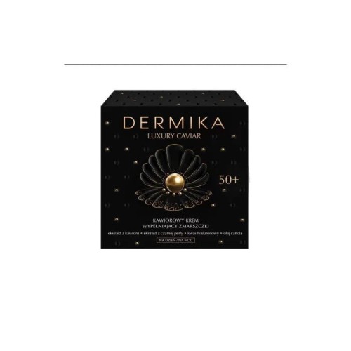 Dermika Luxury Caviar 50+ Kawiorowy Krem wypełniający zmarszczki na dzień i noc  50ml